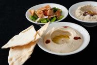Hummus, Baba Ghanoush, and Fattoush